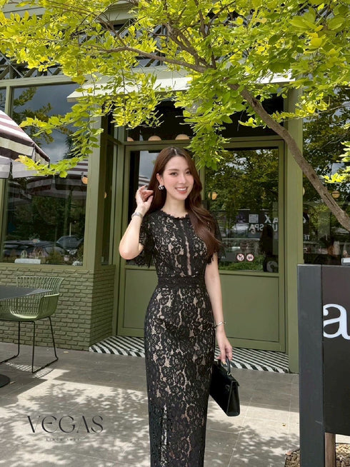 Classy Ladies Elegant Lacey Dress